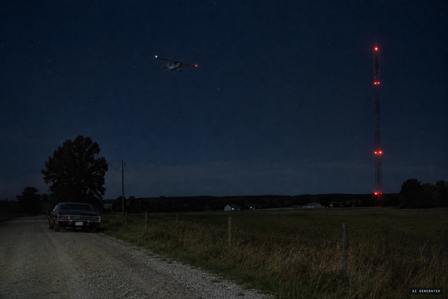 Debunkers blame airplanes, satellites, helicopters and aircraft warning lights