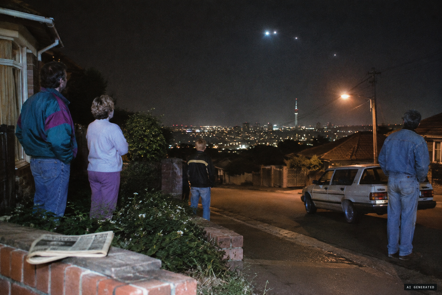 Lights seen over Pretoria again; the excitement has not died down