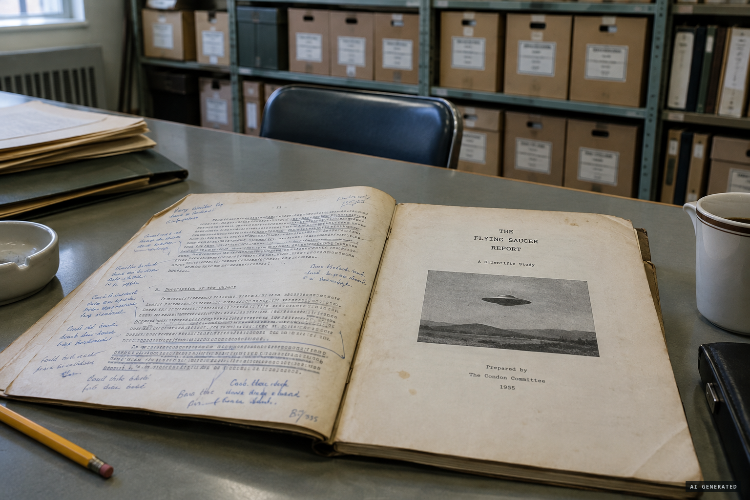 Hynek's annotated copy, held by the Center for UFO Studies