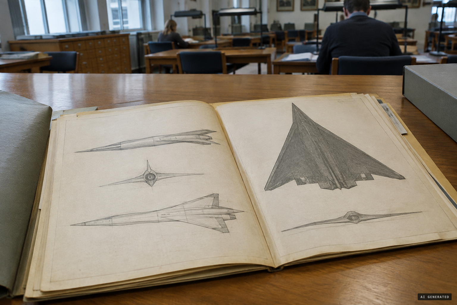 The hidden pages: sketches of Aurora and the TR3 "Black Manta"