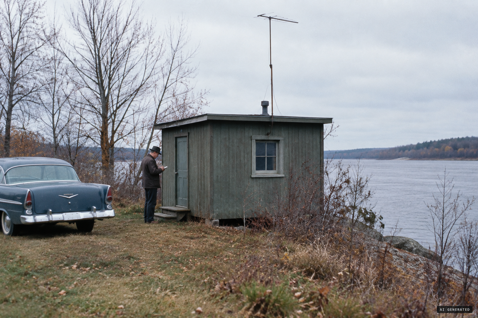 The instrument hut at Shirley's Bay on the Ottawa River