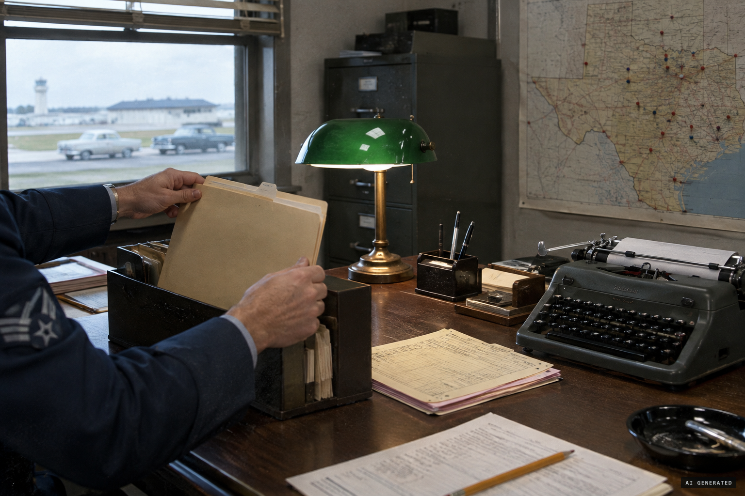 Project Blue Book files the case as an American Airlines flight