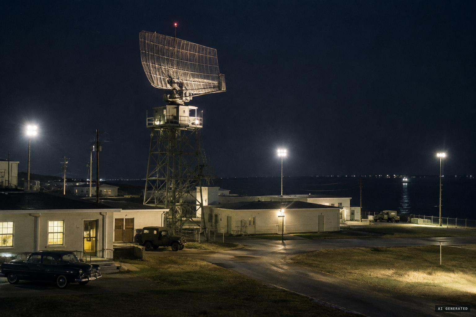 The Keesler AFB training radar Klass proposed as the signal's source