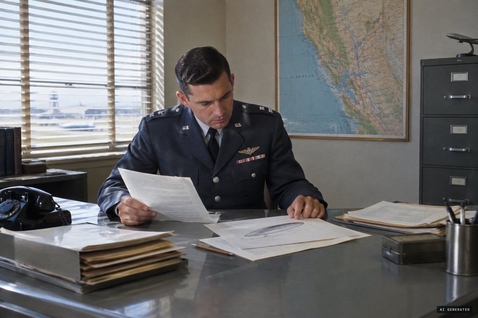 Project Blue Book asks McClellan AFB for a detailed investigation