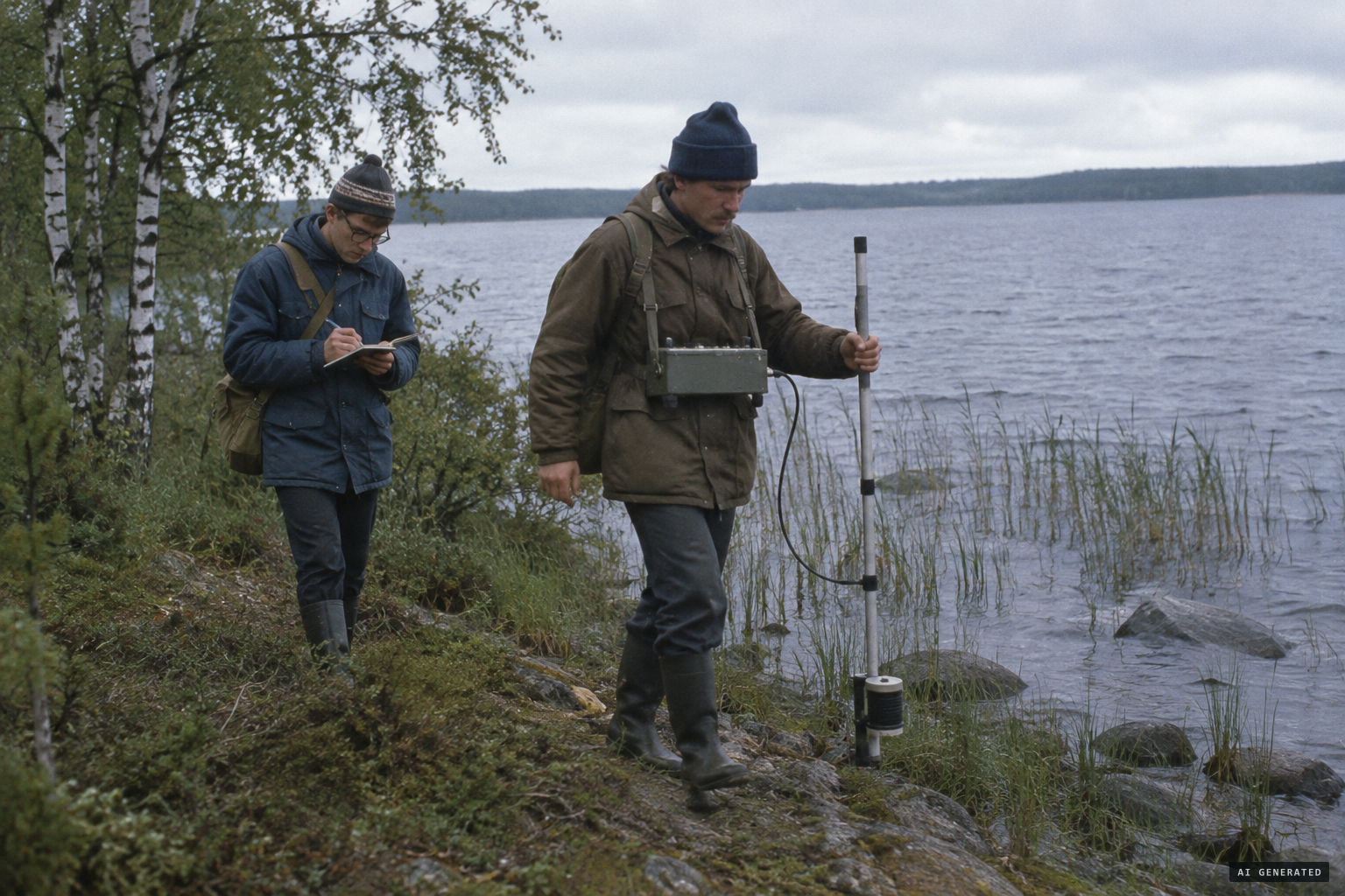 1982: a magnetometric expedition searches the supposed flight path