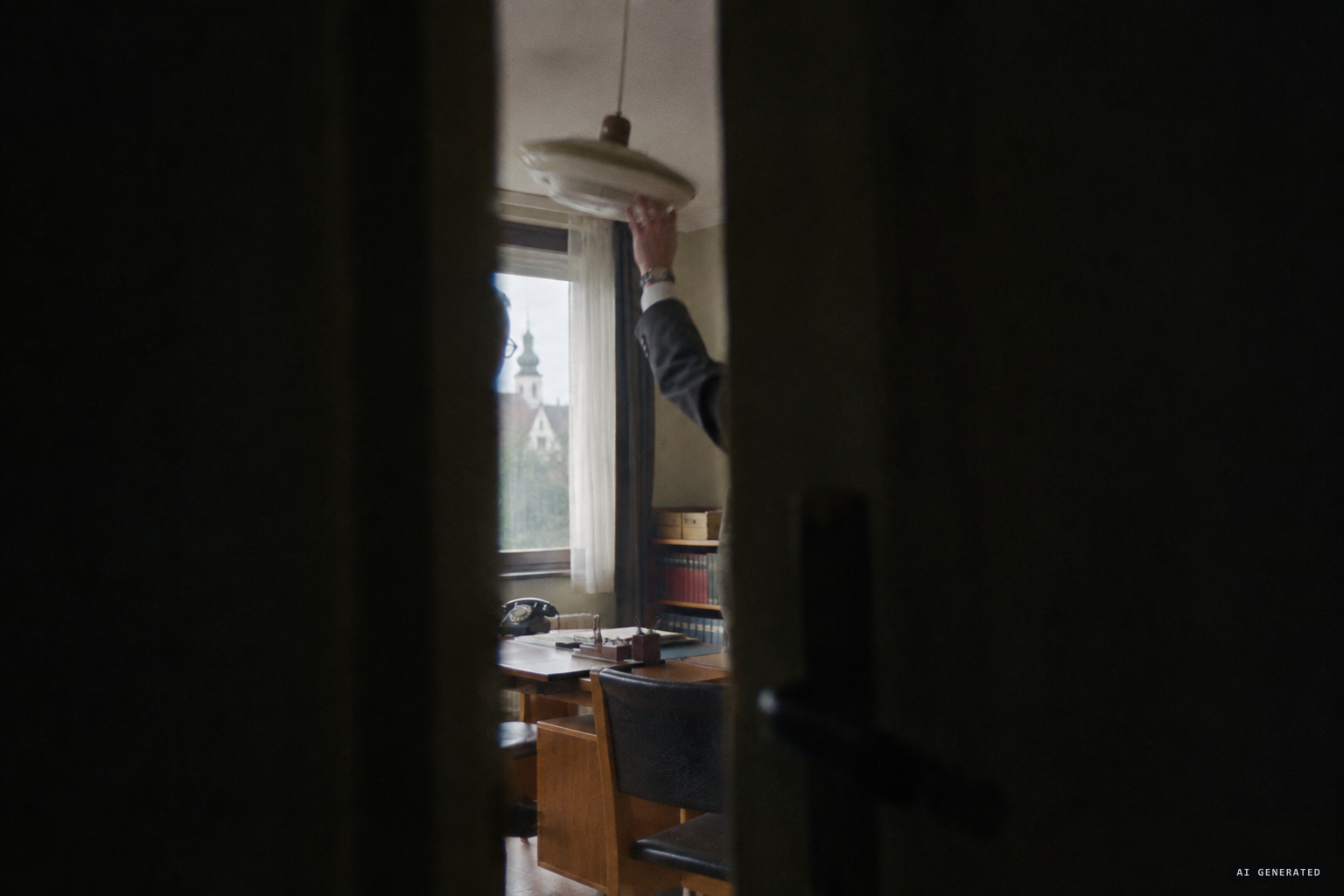 Schäfer says he saw Annemarie swing a lamp by hand