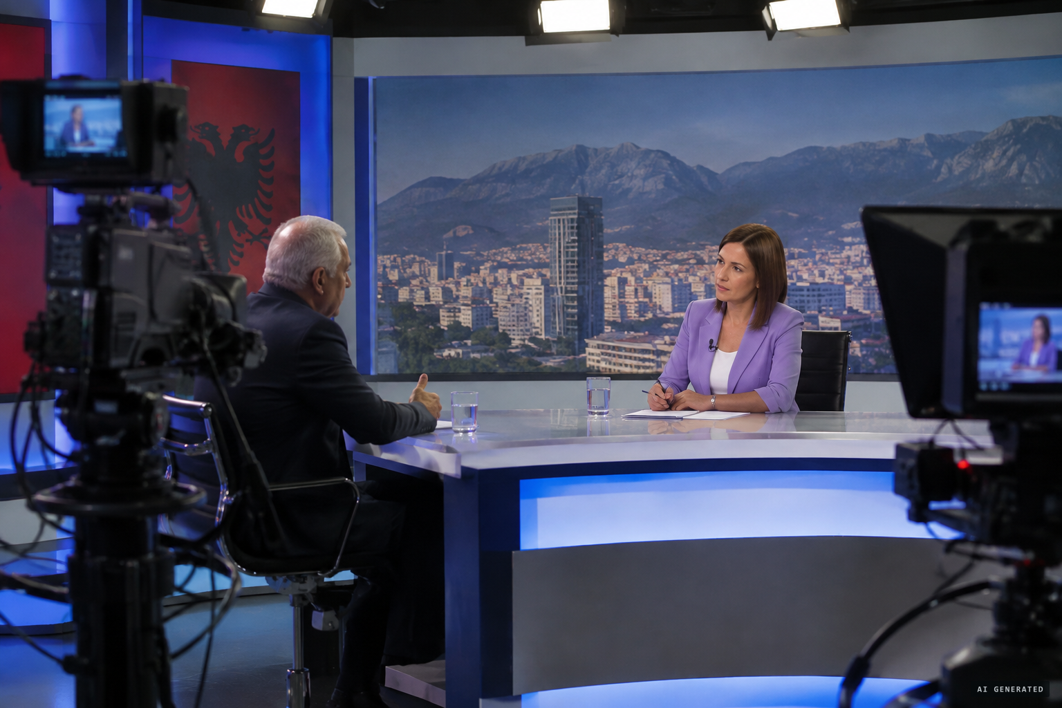 Çepele retells the boy's account on Euronews Albania in 2023