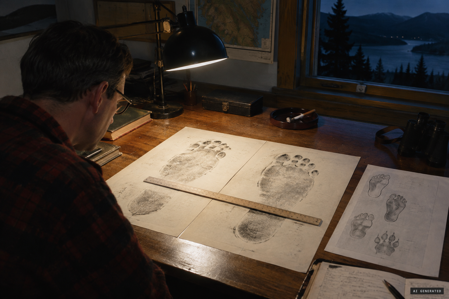 Comparing the Ruby Creek tracing with the Bluff Creek prints