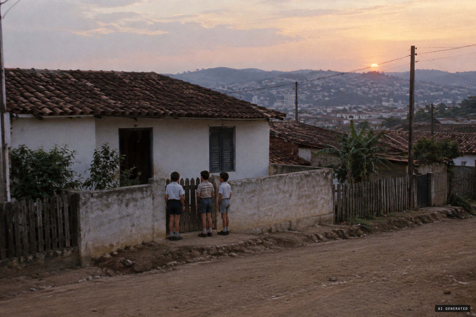 The Gualberto home in Sagrada Família, Belo Horizonte, 1963