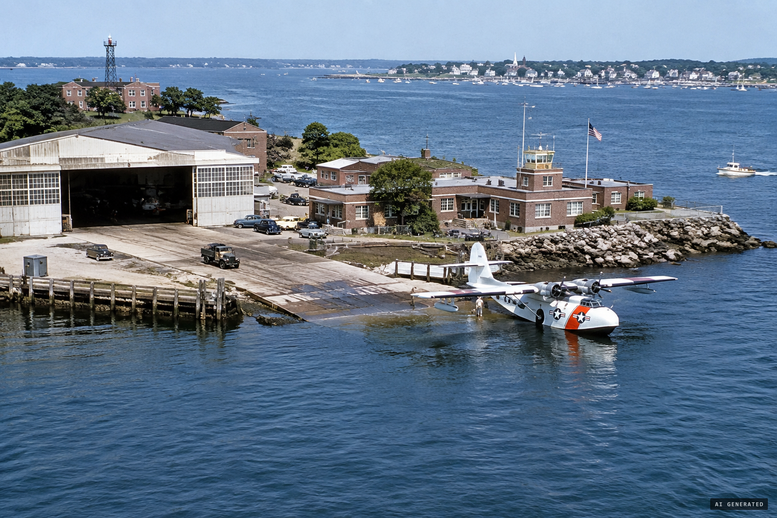 Coast Guard Air Station Salem on Winter Island