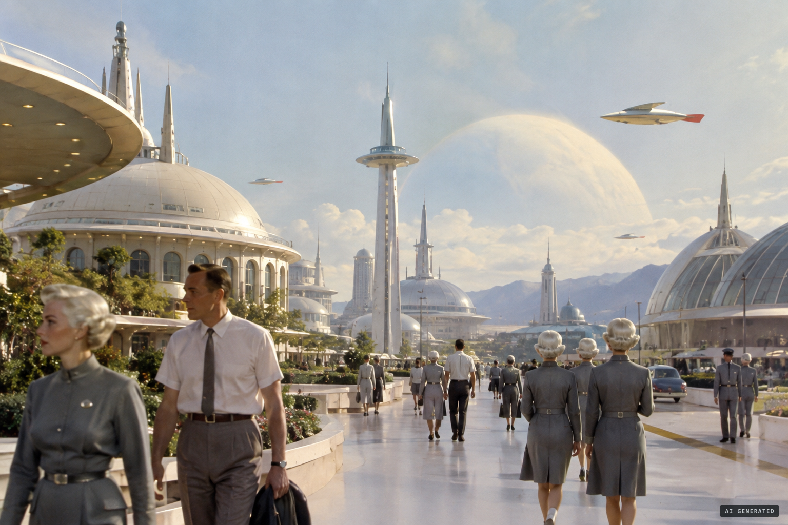 He described five days on Venus, among cities and a government of wise advisers