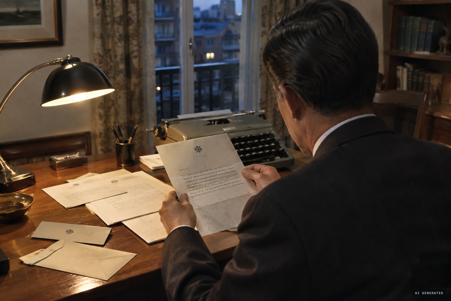 Letters from the supposed planet Ummo reach Fernando Sesma in Madrid