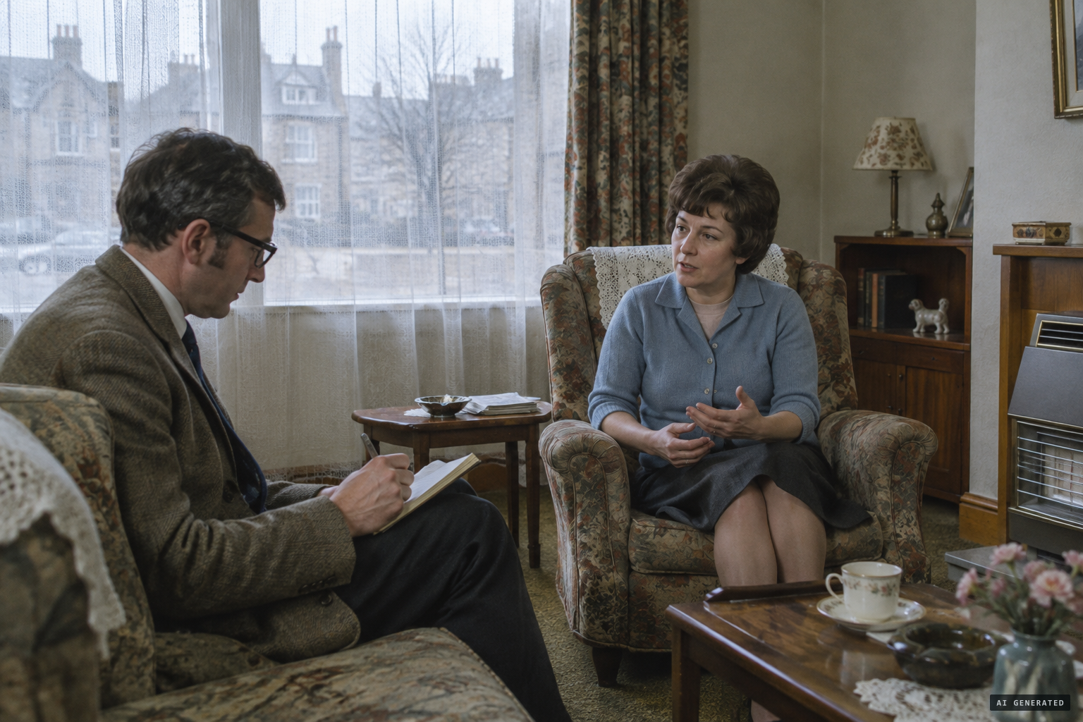 A. R. G. Owen interviews the family and witnesses