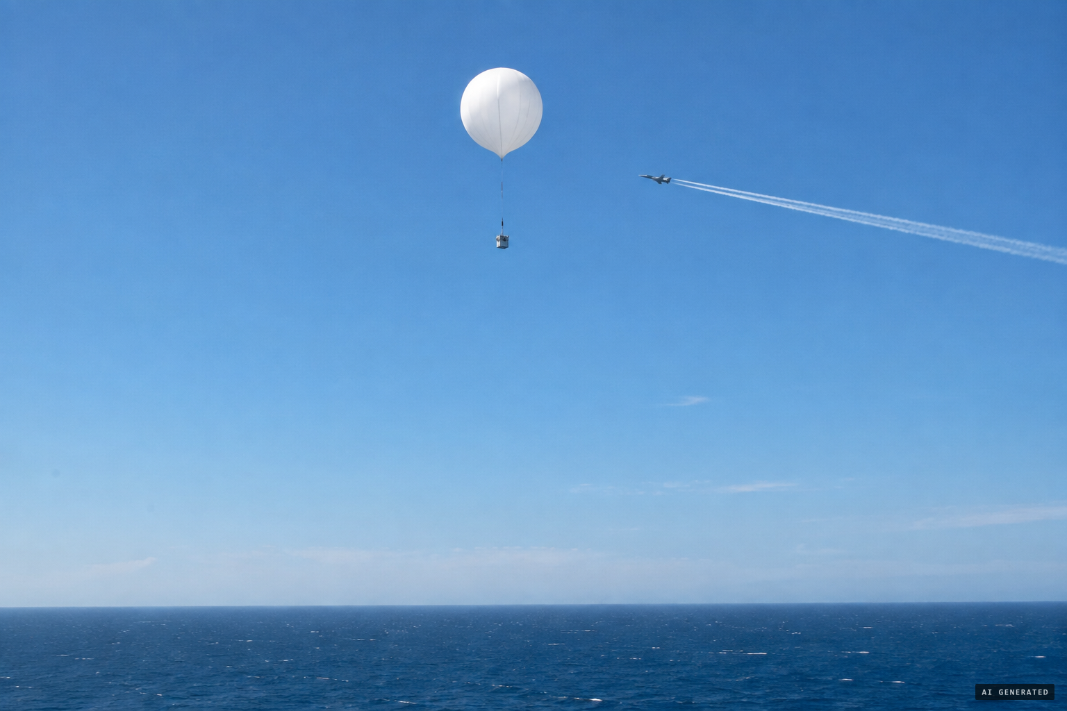 February 2023: a Chinese balloon crosses the US and is shot down