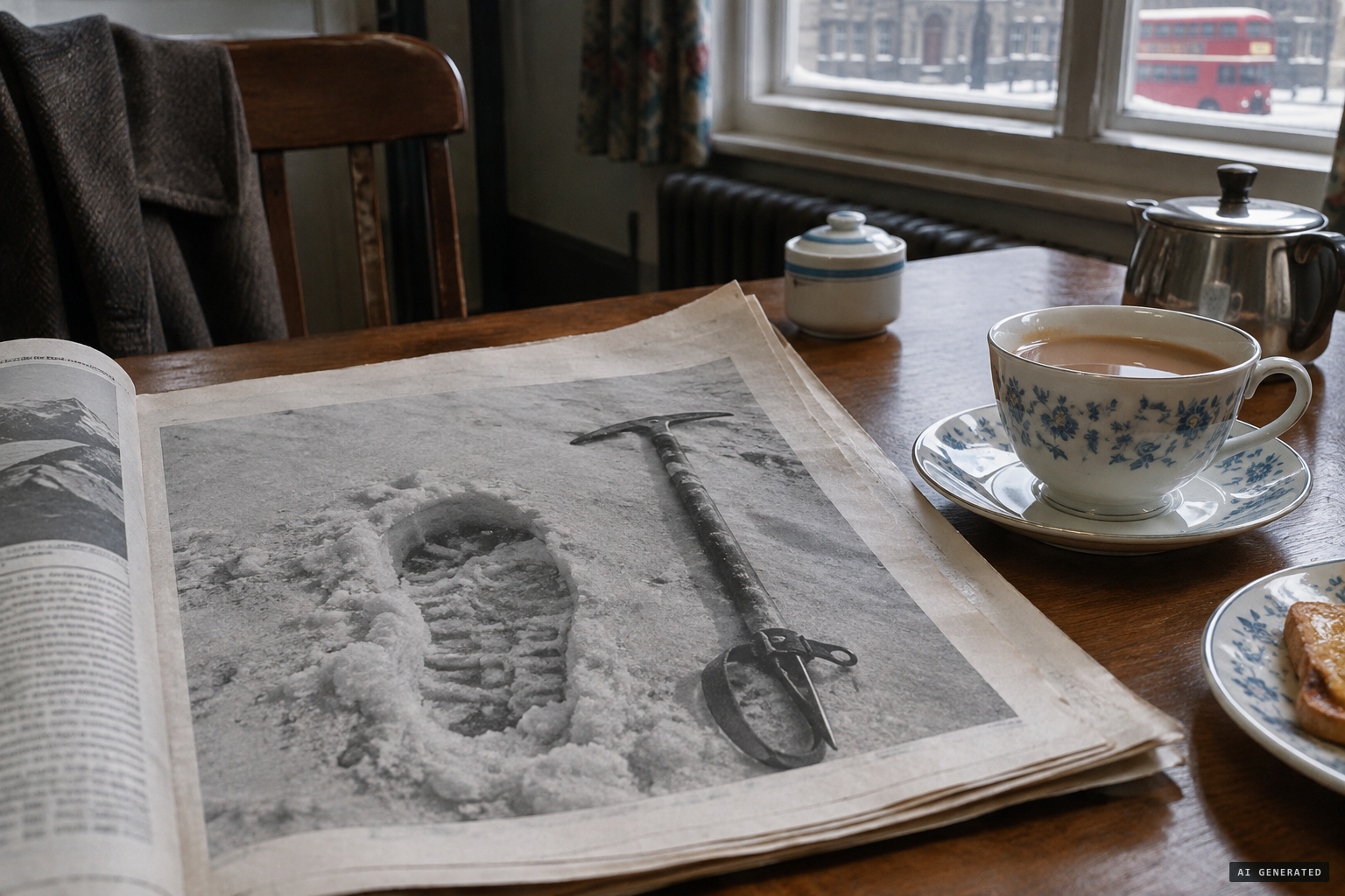 The Times publishes the footprint photographs