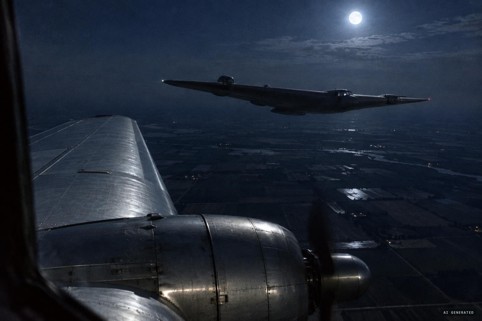 Bachmeier finds the object flying formation 200 feet away