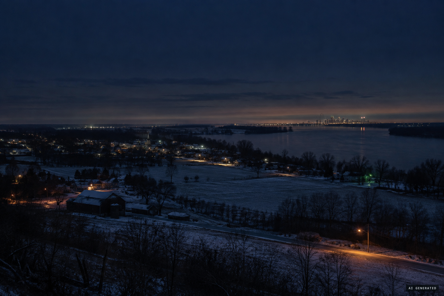 The Metro East before dawn, 5 January 2000