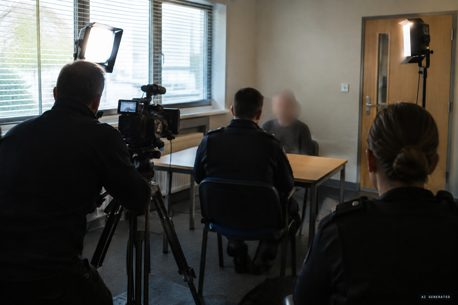 Officers on camera for the documentaries