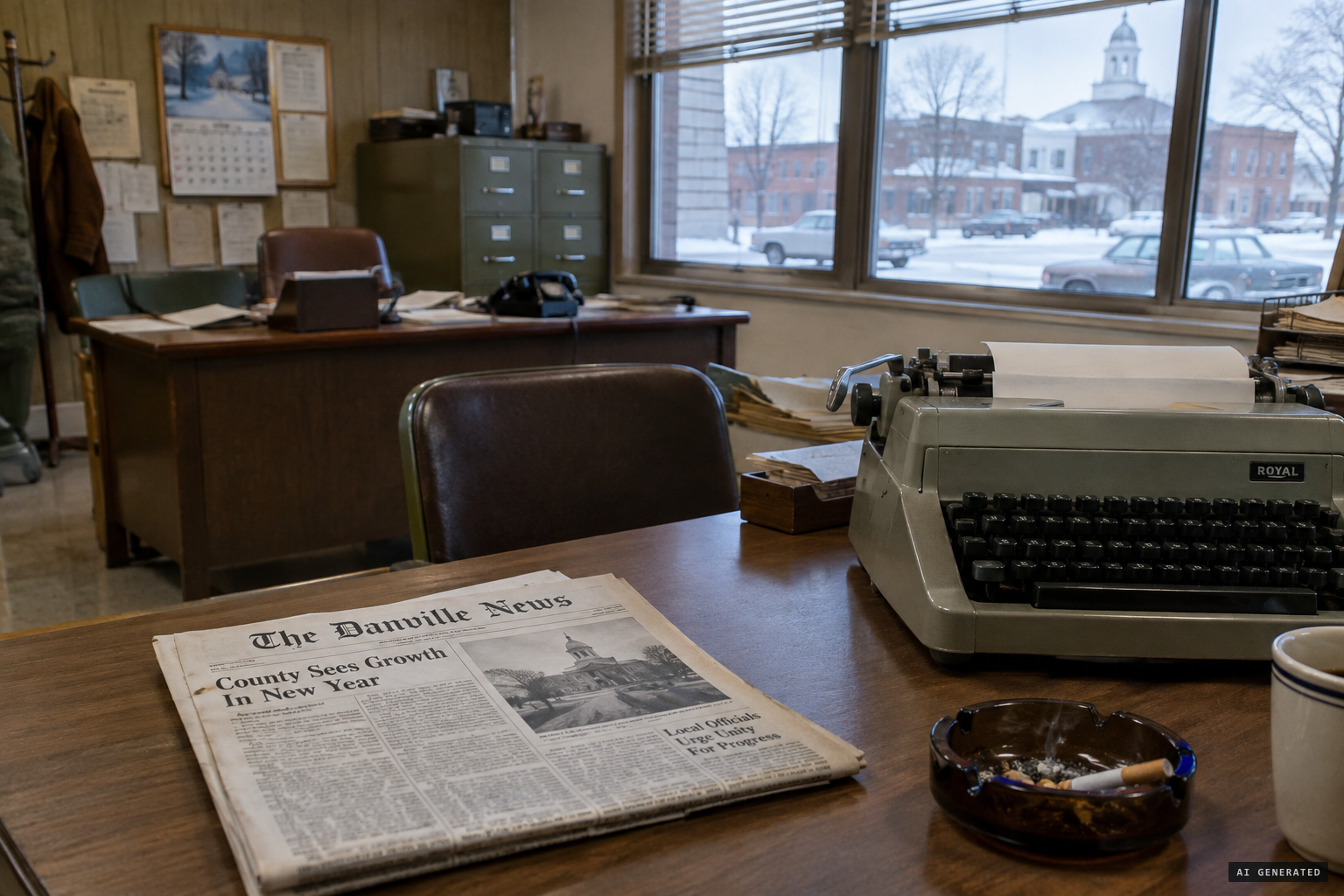 The story reaches the Danville Kentucky Advocate