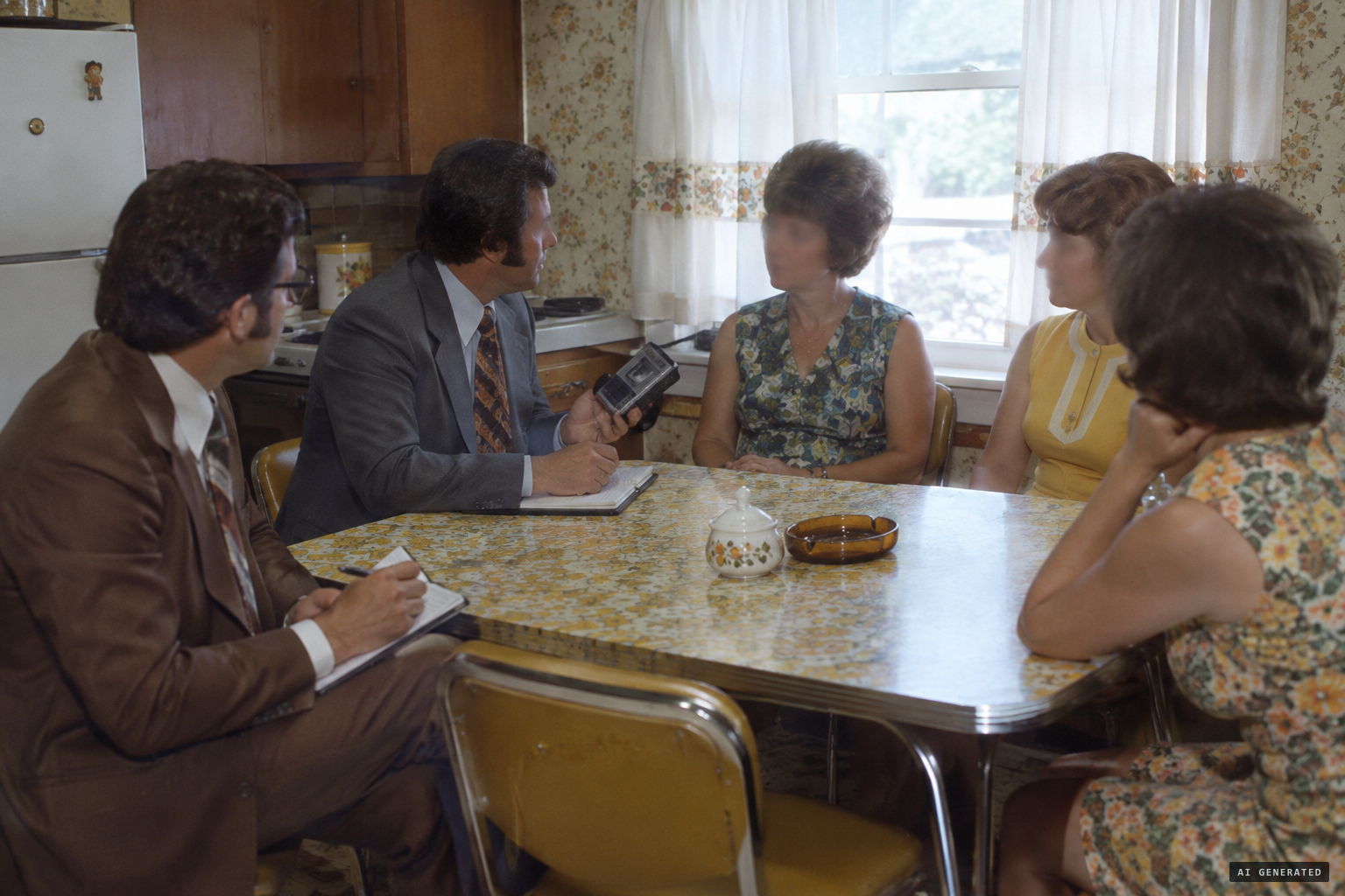 MUFON and APRO investigators interview the women