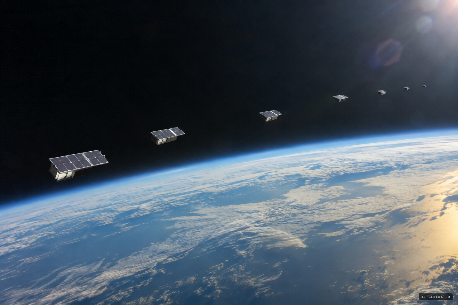 The Starlink satellites will eventually separate, and their brightness will fade