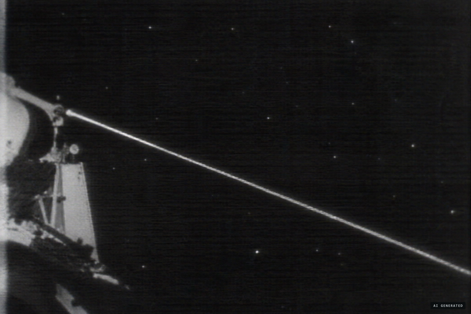 The loose tether on the Low-Light-Level TV camera, days after the break