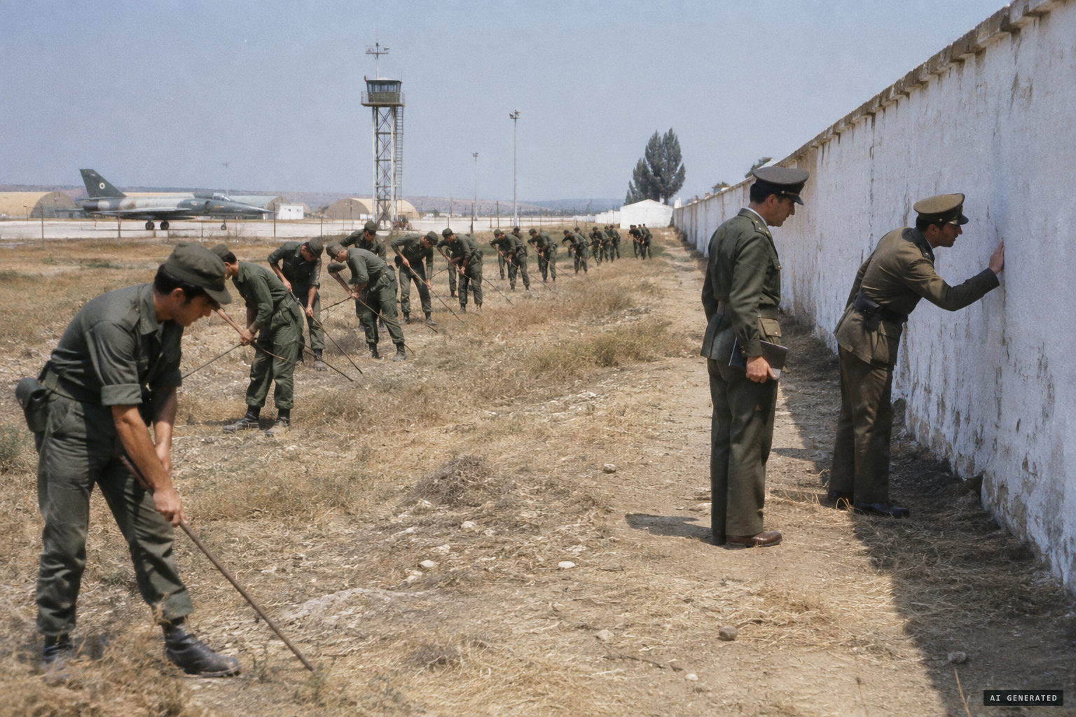 Fifty men search the area and find no cartridges and no bullet marks