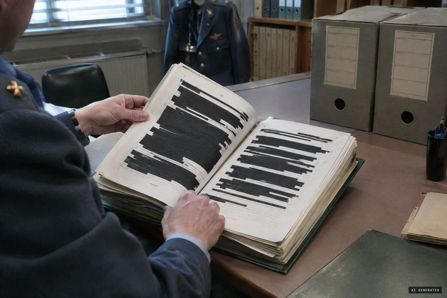 Expediente 761112, declassified and heavily redacted