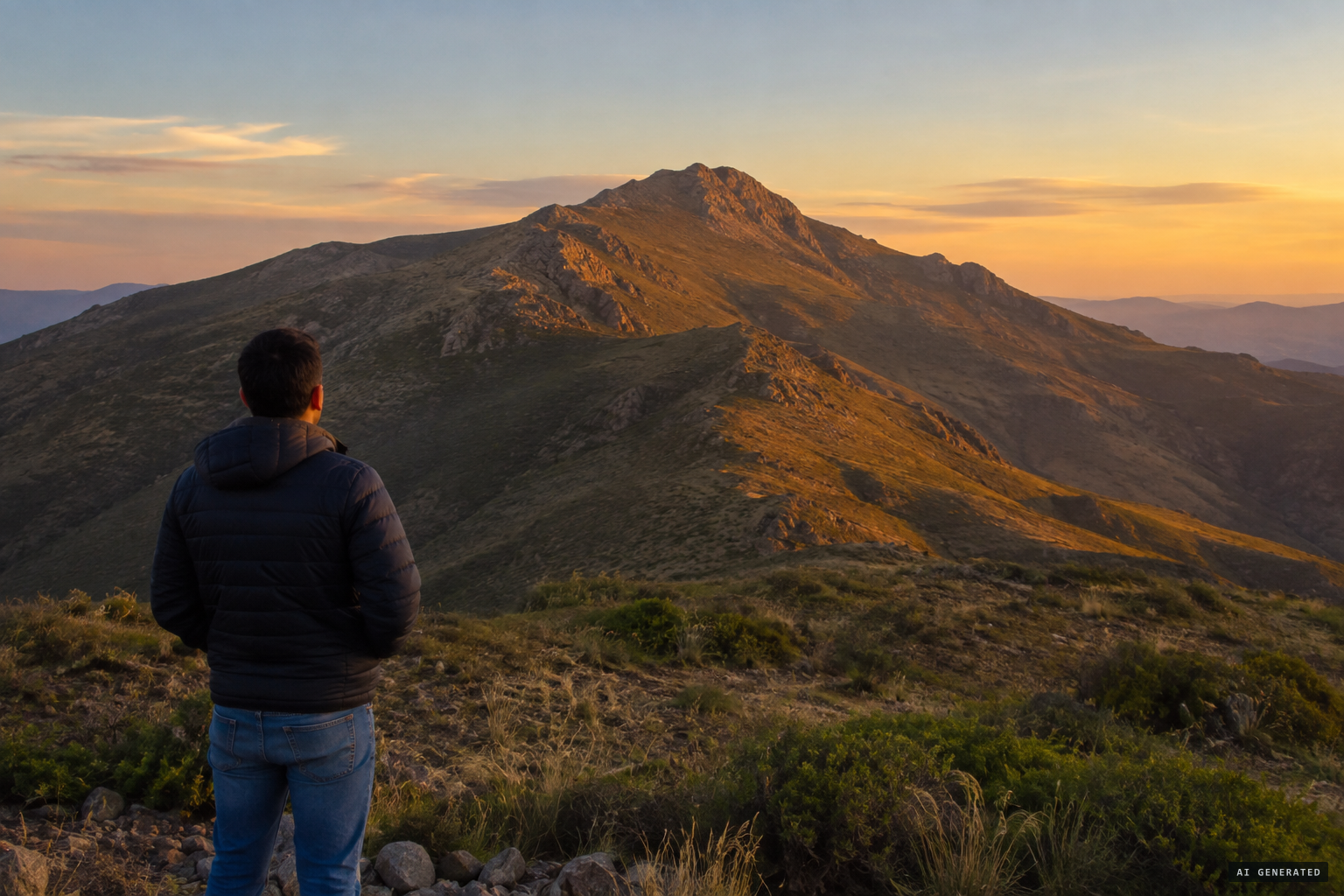 Cerro El Zaire today, where whatever fell has never been found