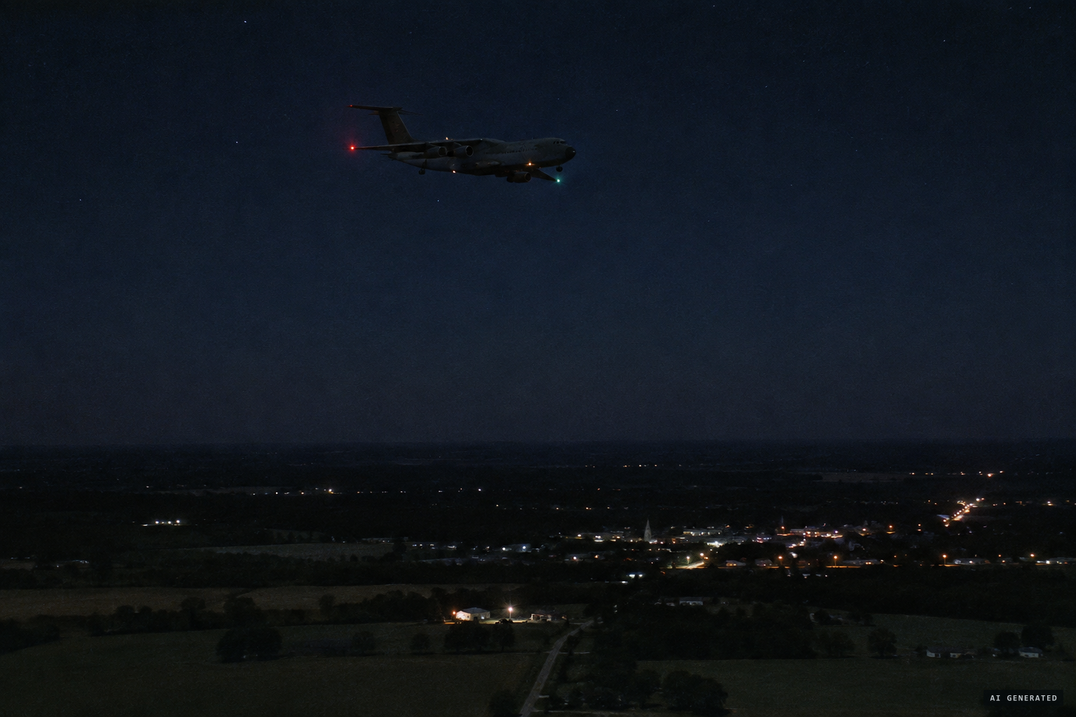 Operation Nickel Grass airlift flights crossing the sighting corridors