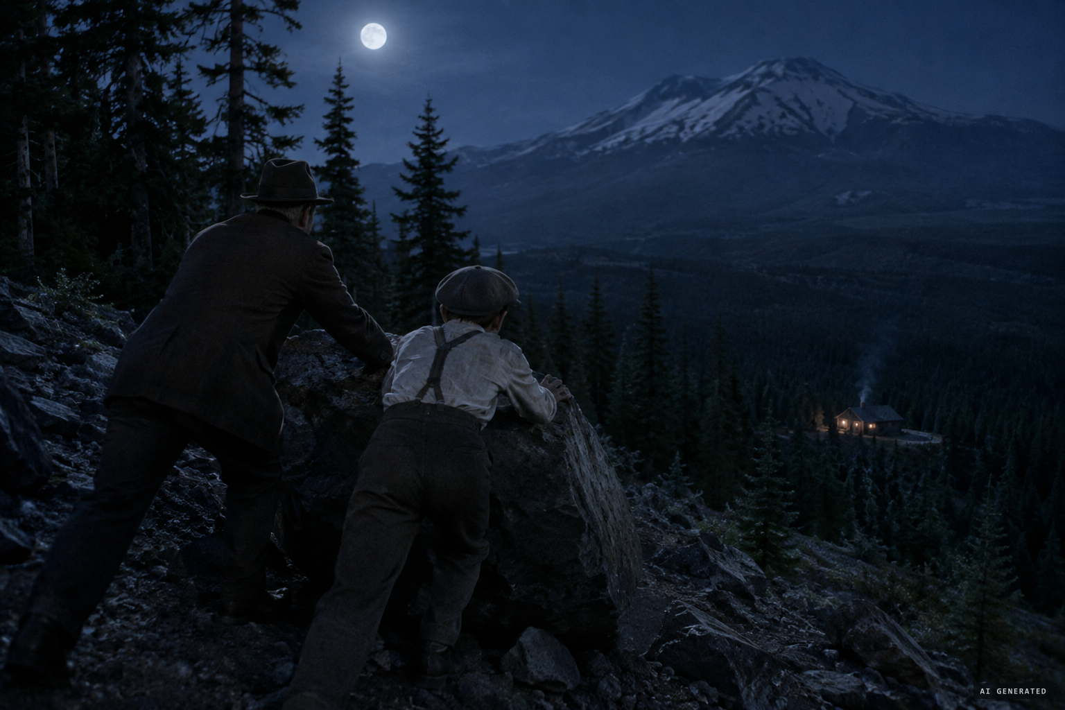 Rant Mullens' claim: rocks rolled toward the miners to scare them