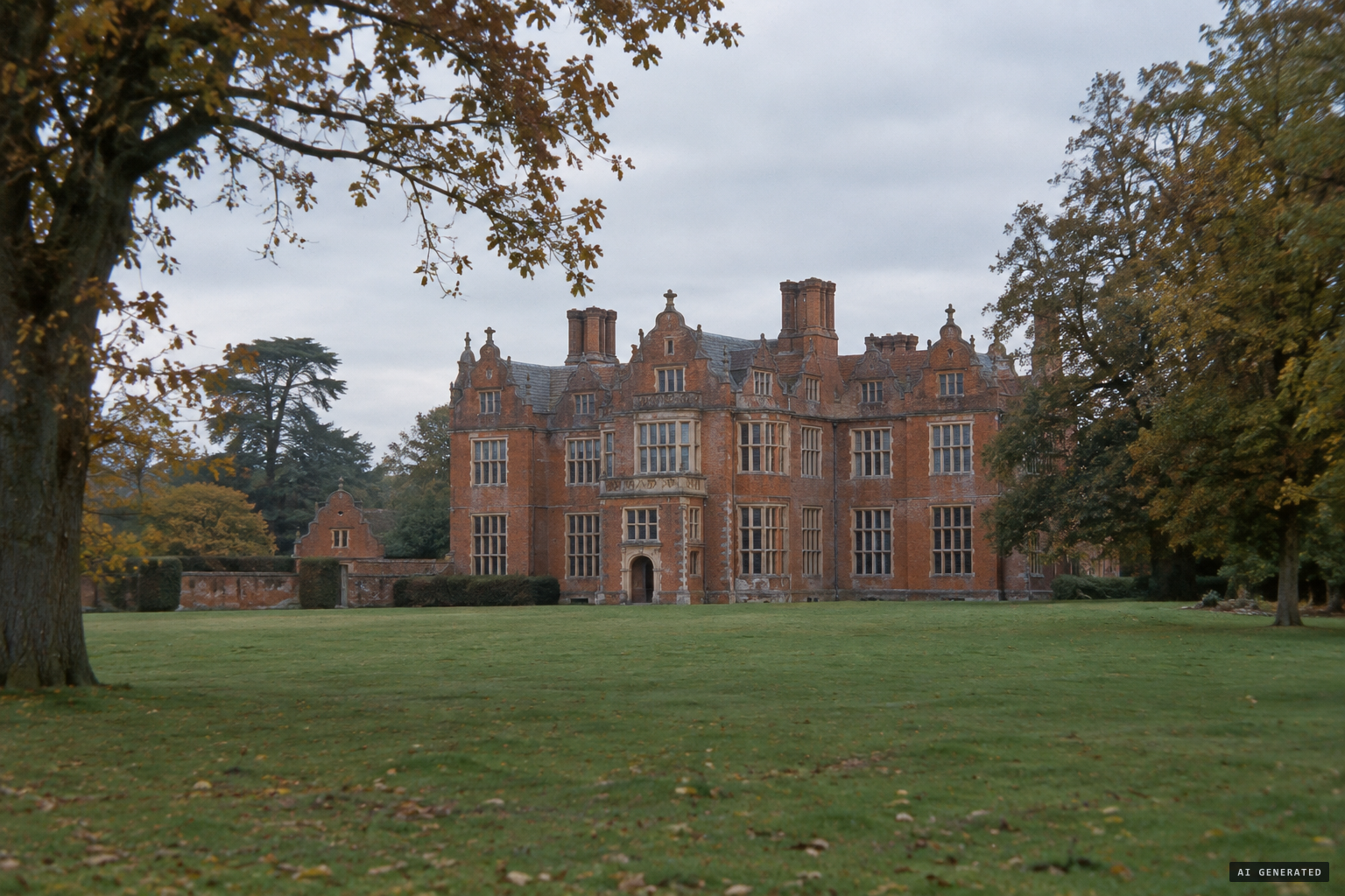 Raynham Hall, Norfolk, home of the Townshends and of the Brown Lady