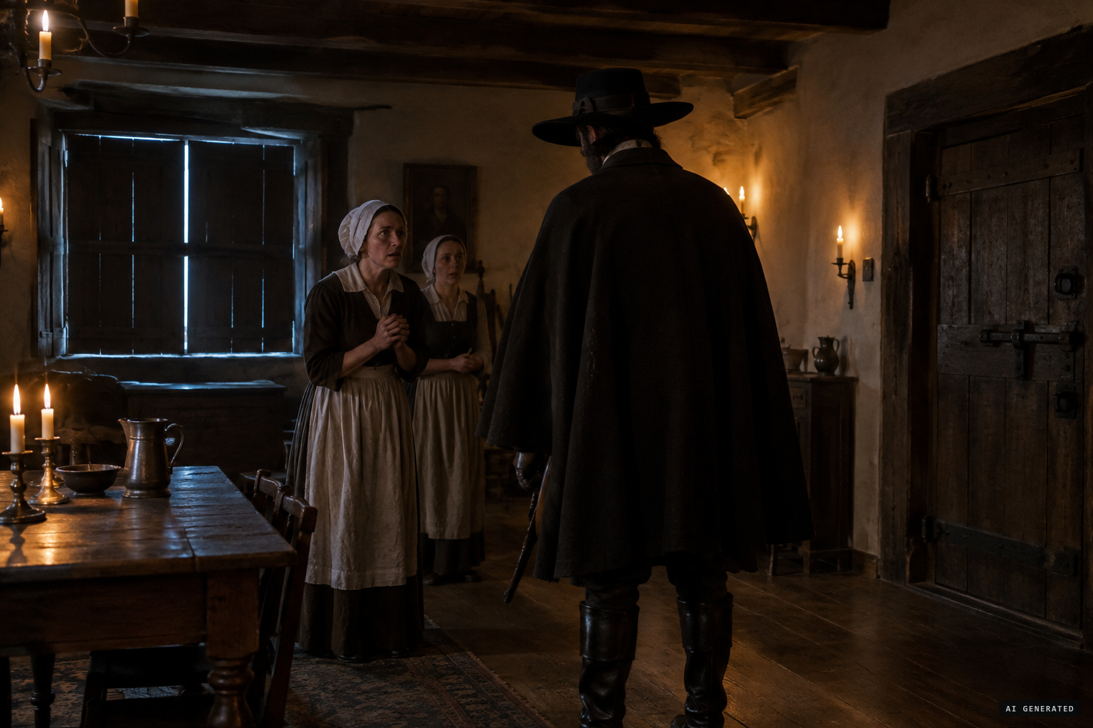Mompesson returns from London and hears of the noises, suspecting burglars