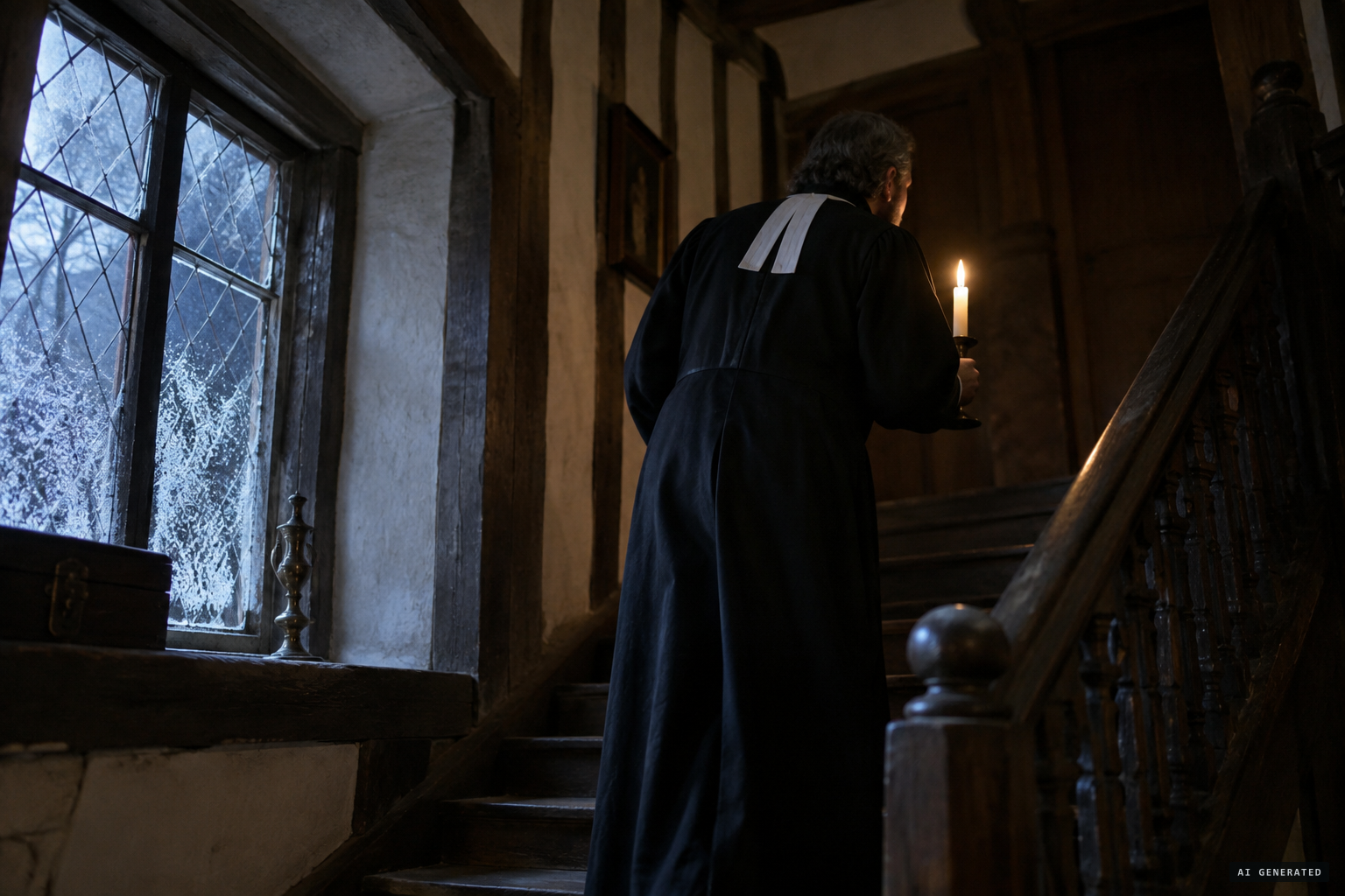 Joseph Glanvill hears a strange scratching on the stairs