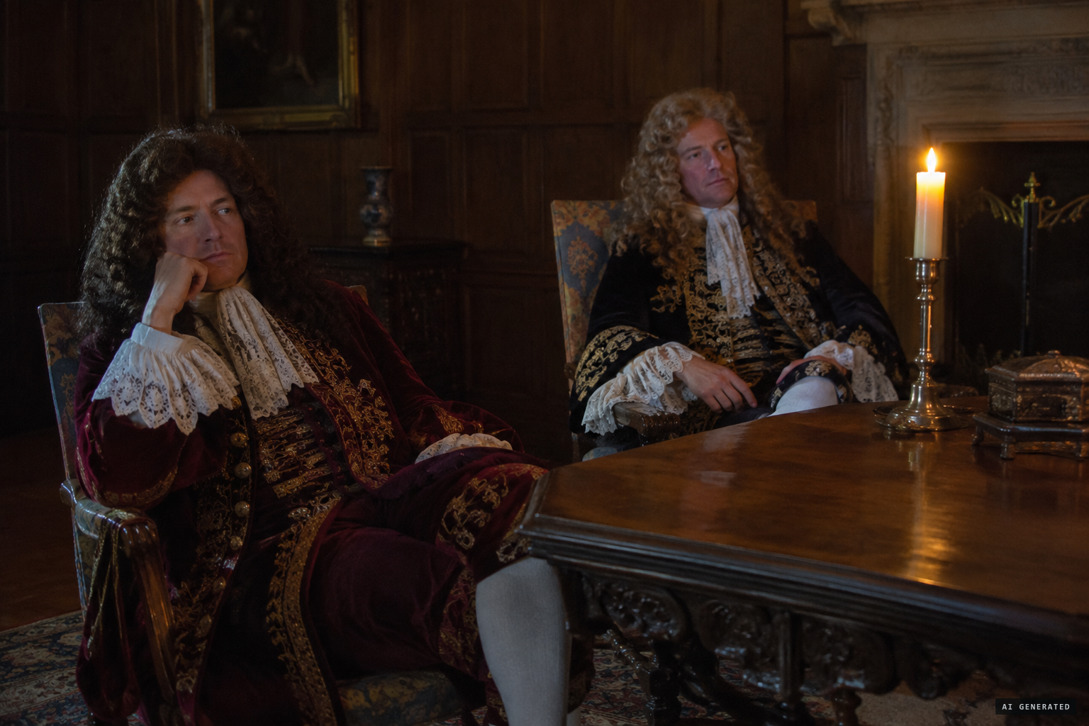 The Earls of Chesterfield and Falmouth hear nothing extraordinary
