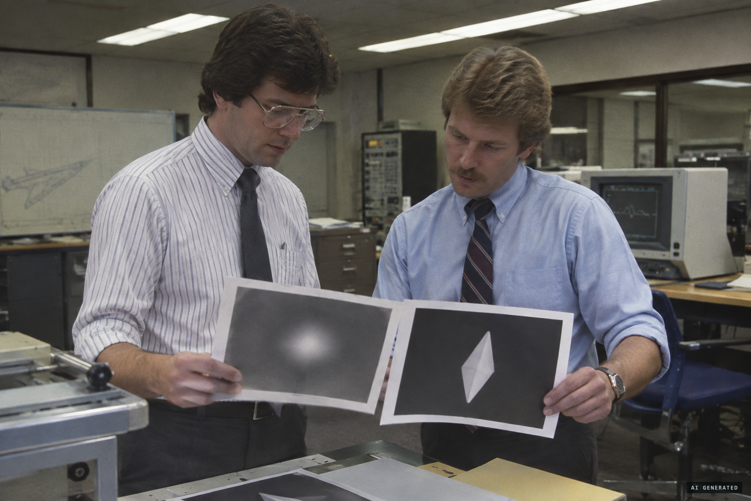 Razdan and Kielar find Gillespie's original copies vague and indistinct.