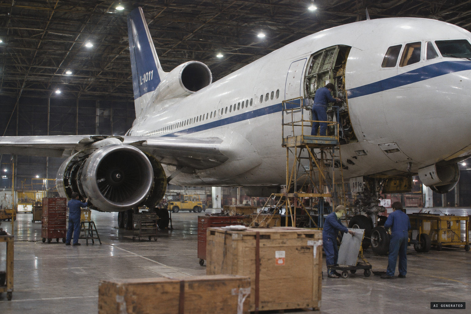 Eastern allegedly removes the salvaged parts from its fleet