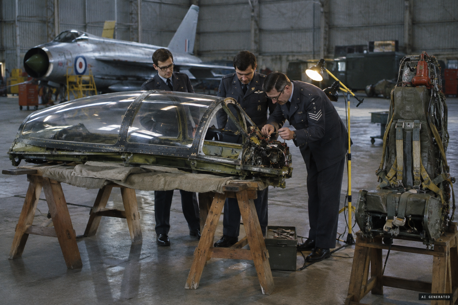The Board of Inquiry traces the failure to a canopy firing unit that had been seated wrongly