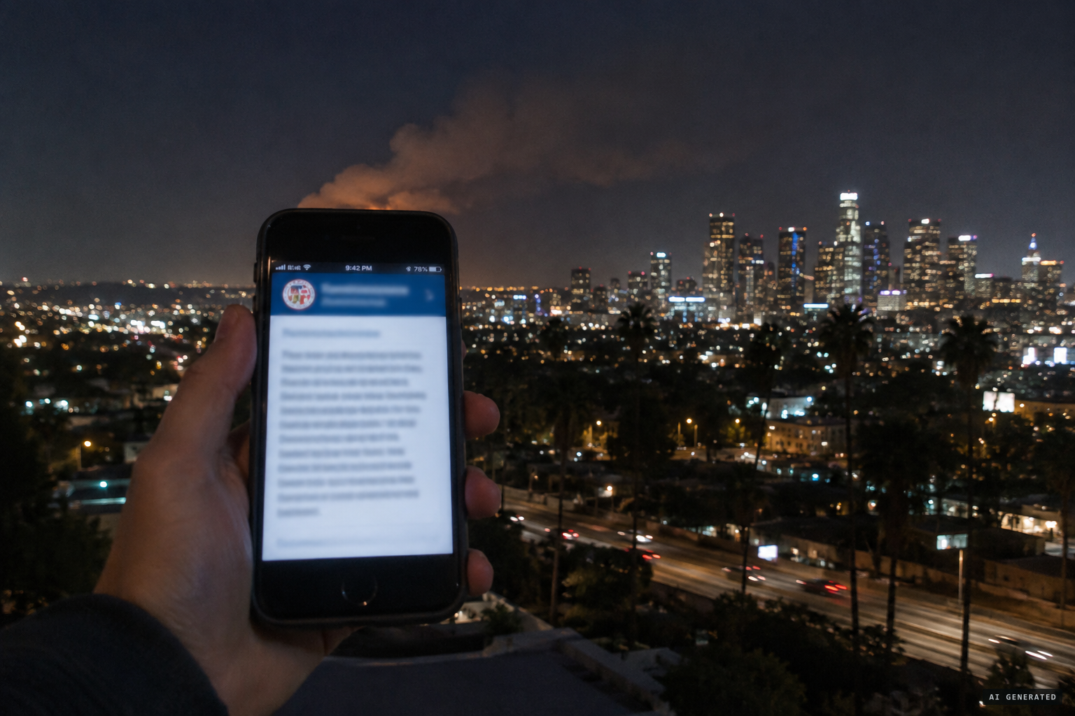 The LA Fire Department explains the light as a rocket launch