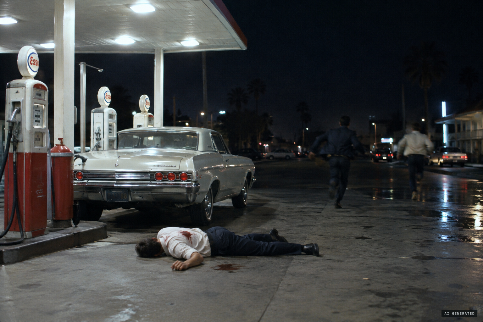 1969: Julio is shot trying to stop armed robbers at a gas station