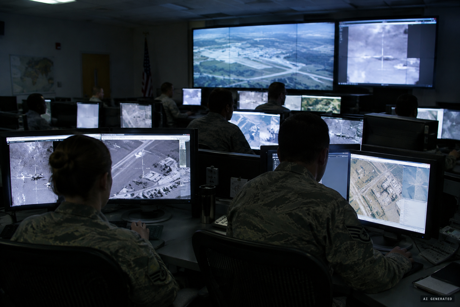 The first analysis of the footage at Distributed Ground System 1, Langley AFB