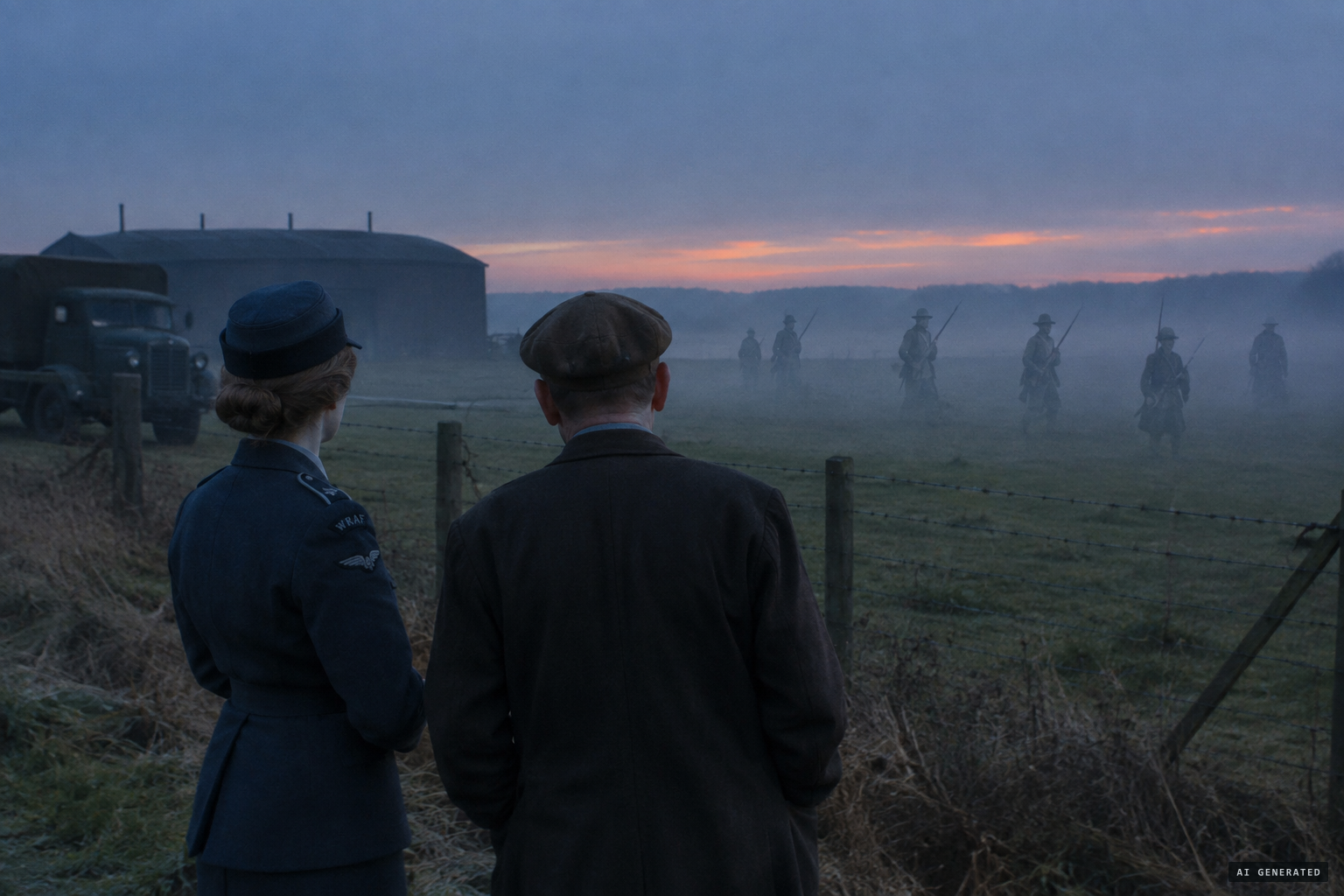 WRAF personnel and civilian workers report apparitions on the old battlefield