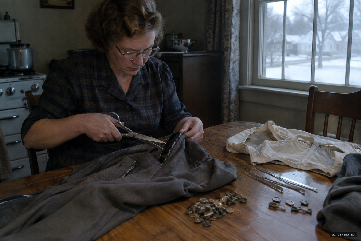 Believers strip all metal from their clothes