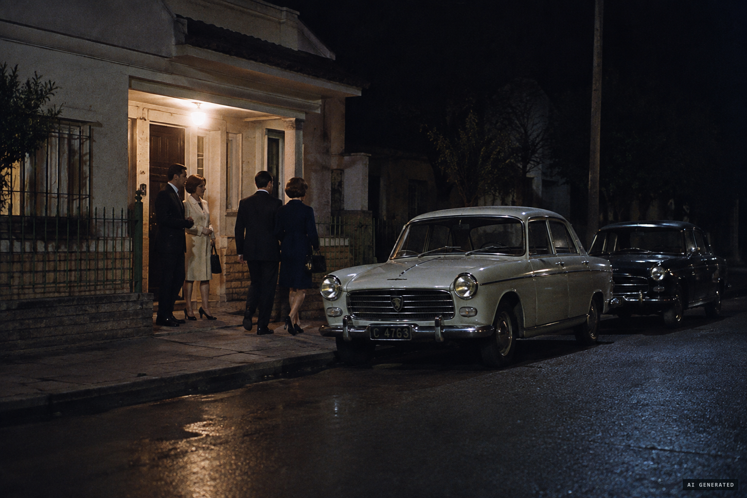Two couples leave a family gathering in Chascomús, bound for Maipú