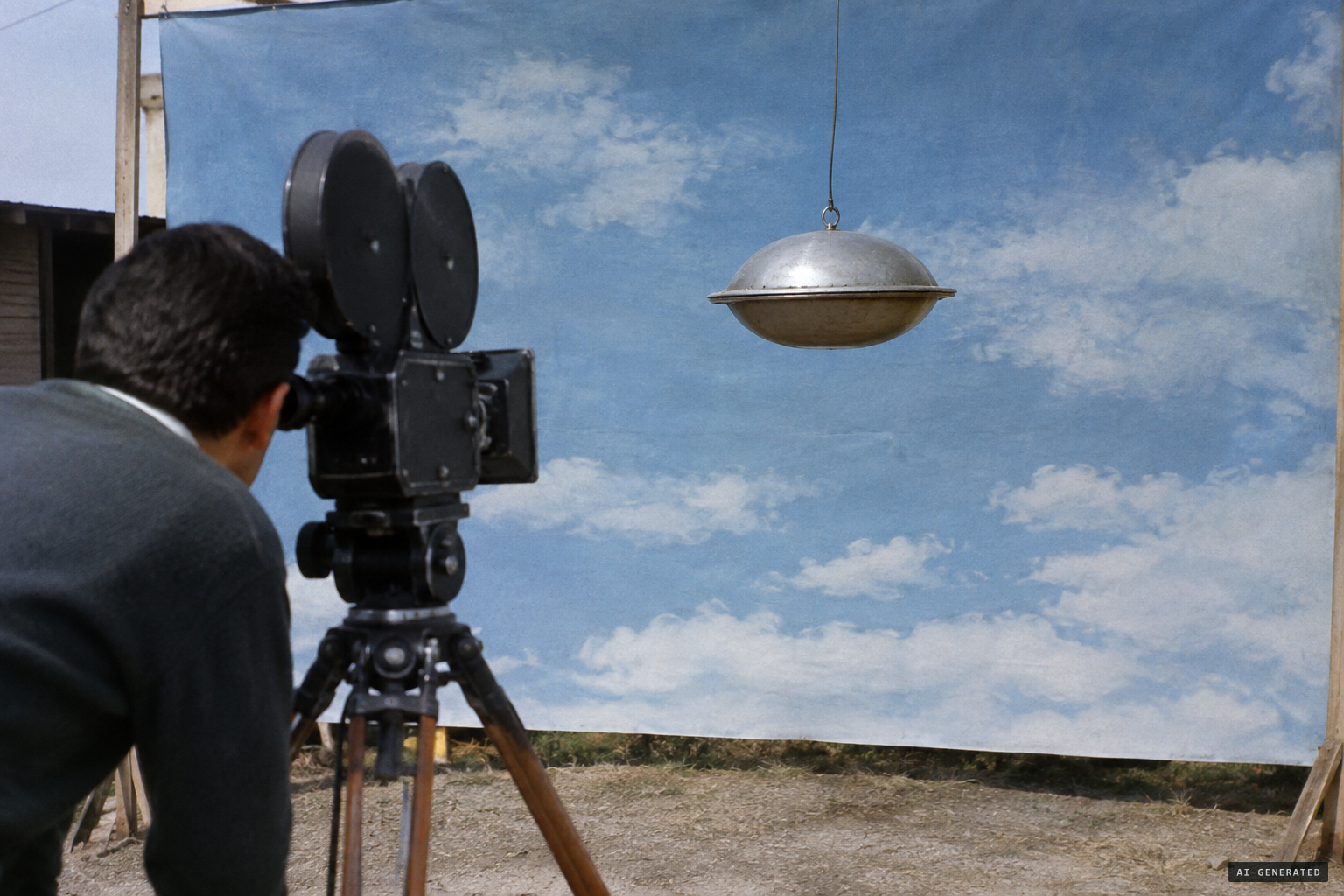 Ché OVNI's UFO: two bowls glued together