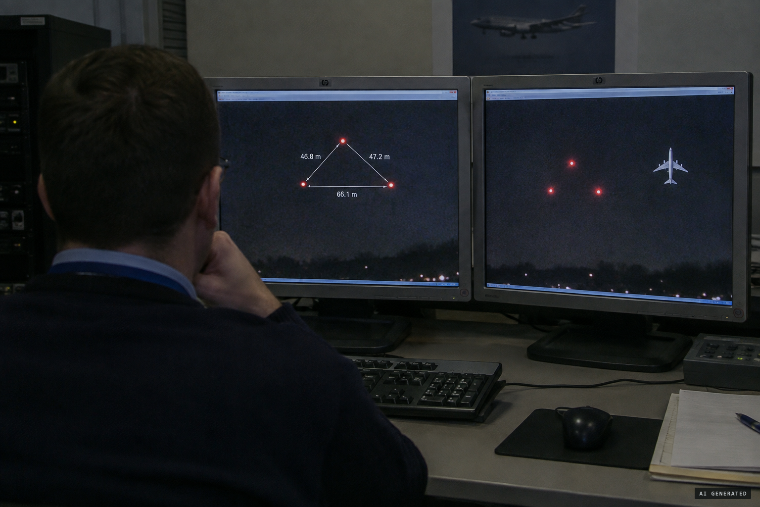 UFO Hunters analyses witness video and argues for a single craft 1,500 feet across