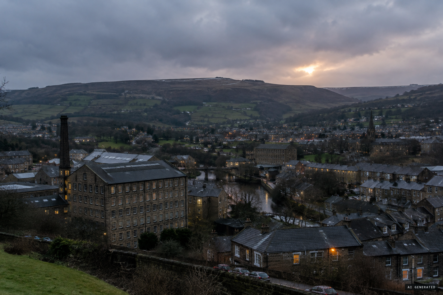 Todmorden, nicknamed Britain's answer to Roswell