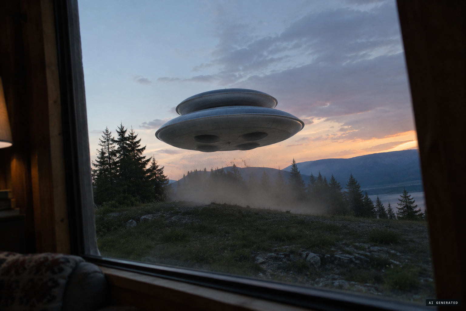 It lifted off right away, whistling faintly, showing four openings underneath