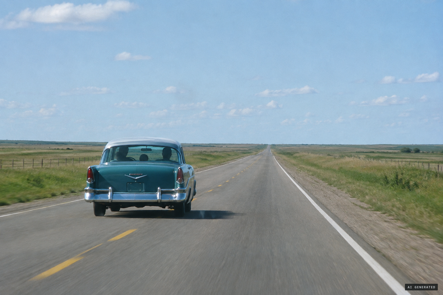 Summer 1952: Navy photographer Delbert Newhouse drives west with his family