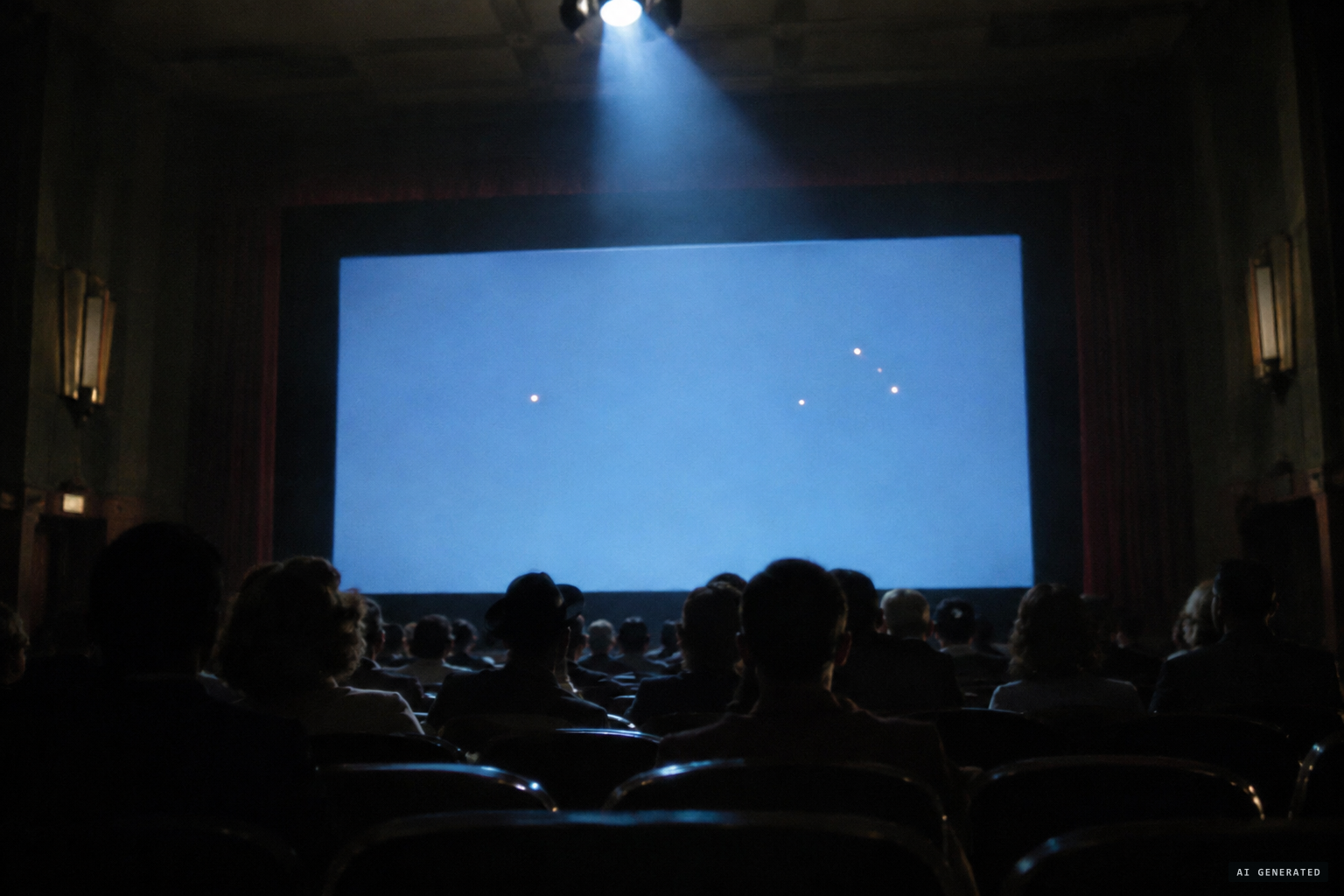 1956: the footage is shown in the film UFO